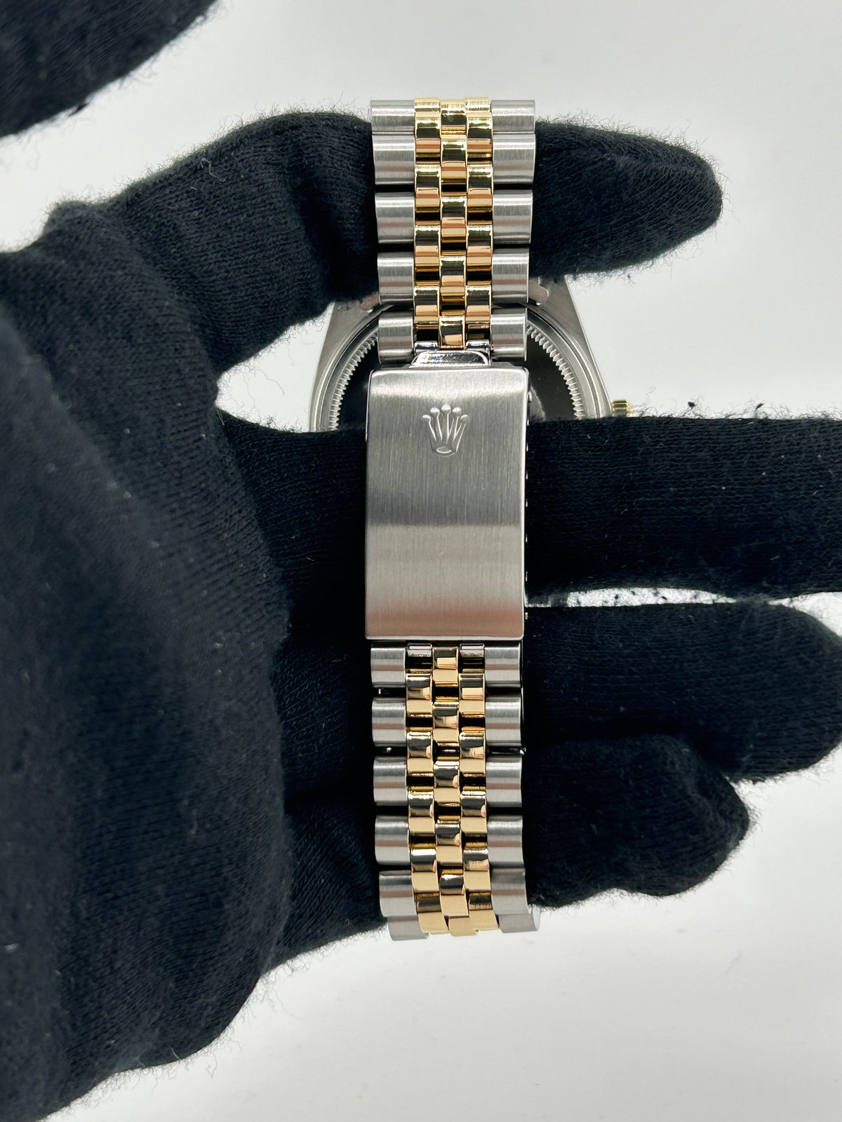 Rolex Datejust 36 Champagne Stick Dial on Jubilee Ref. 16013 Papers 1986 — view 4