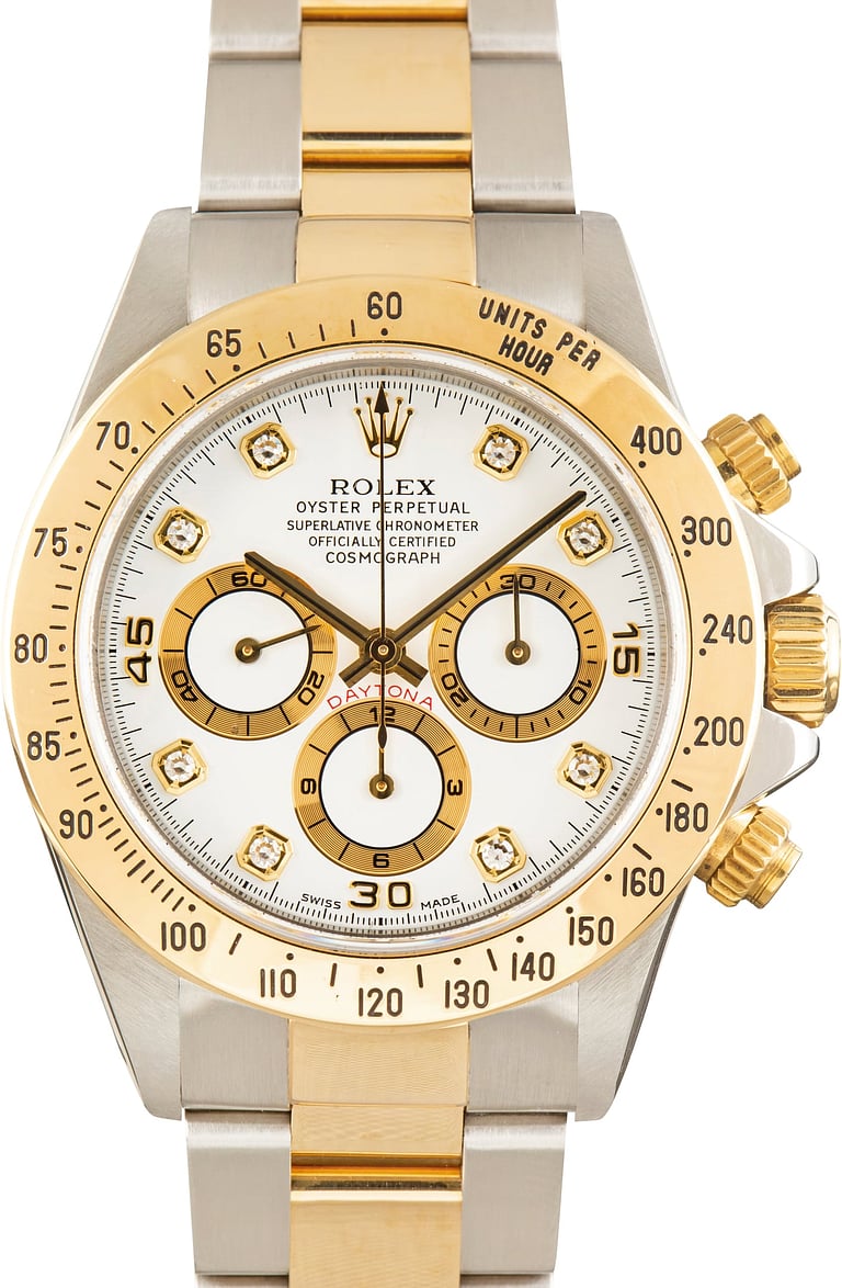 Rolex Daytona White Diamond Dial on Oyster Ref. 16523 1998