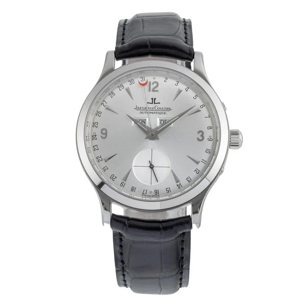 Jaeger Le Coultre Master Control Silver Dial on Leather Ref. 140.840.872B Papers 1995