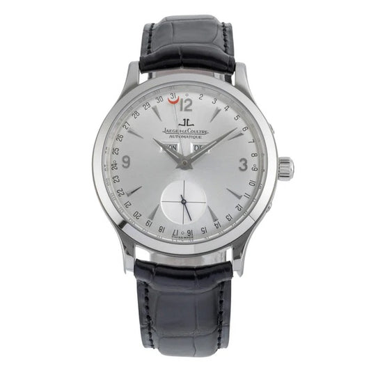 Jaeger Le Coultre Master Control Silver Dial on Leather Ref. 140.840.872B Papers 1995