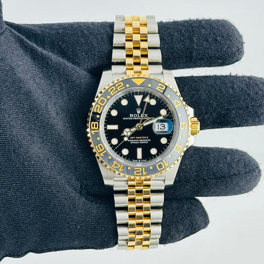 Rolex GMT-Master II “Bumblebee”, “Zombie” Black Dial on D Link Jubilee Bracelet Ref. 126713GRNR Complete 2024 — view 2