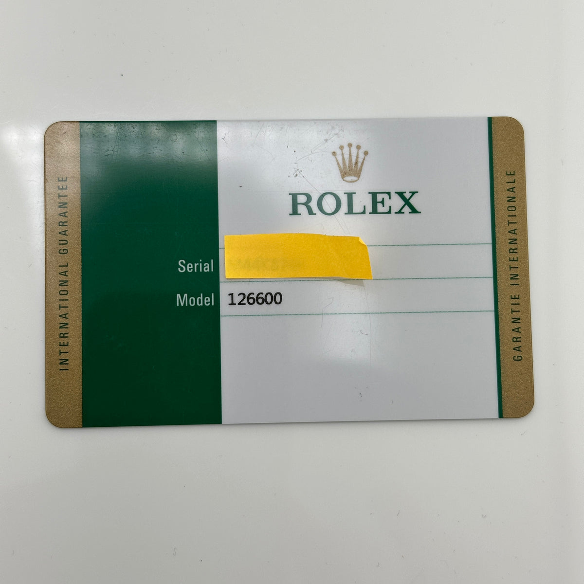 Rolex Sea-Dweller Black Dial on Oyster Steel Bracelet Ref. 126600 Card 2019 — view 8