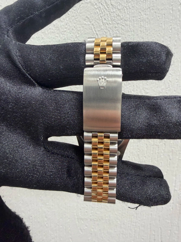 Rolex Datejust 36 Champagne Diamond Dial on Jubilee Ref 16233 with Papers 1991