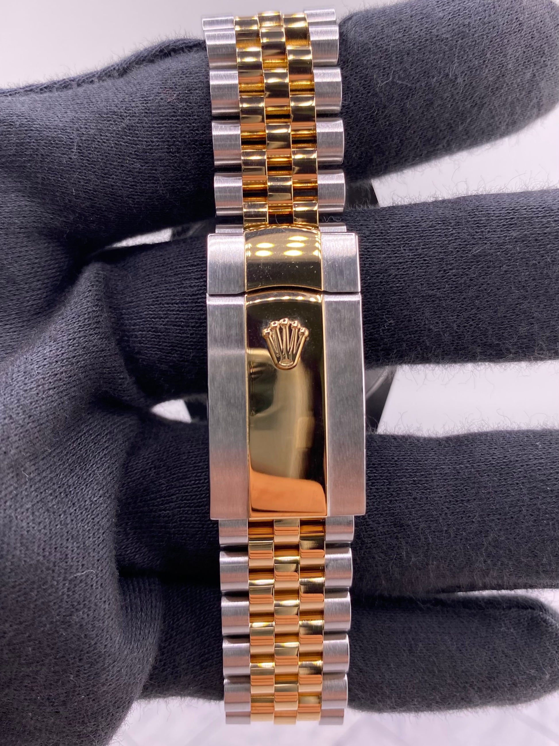 Rolex Datejust Black Diamond Factory Dial on D Link Jubilee Bracelet Ref. 126333 Card 2016 — view 4