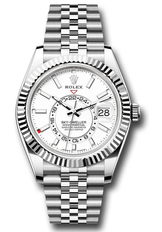 Rolex SkyDweller White Index Dial on Jubilee Ref 336934 with Card 2026