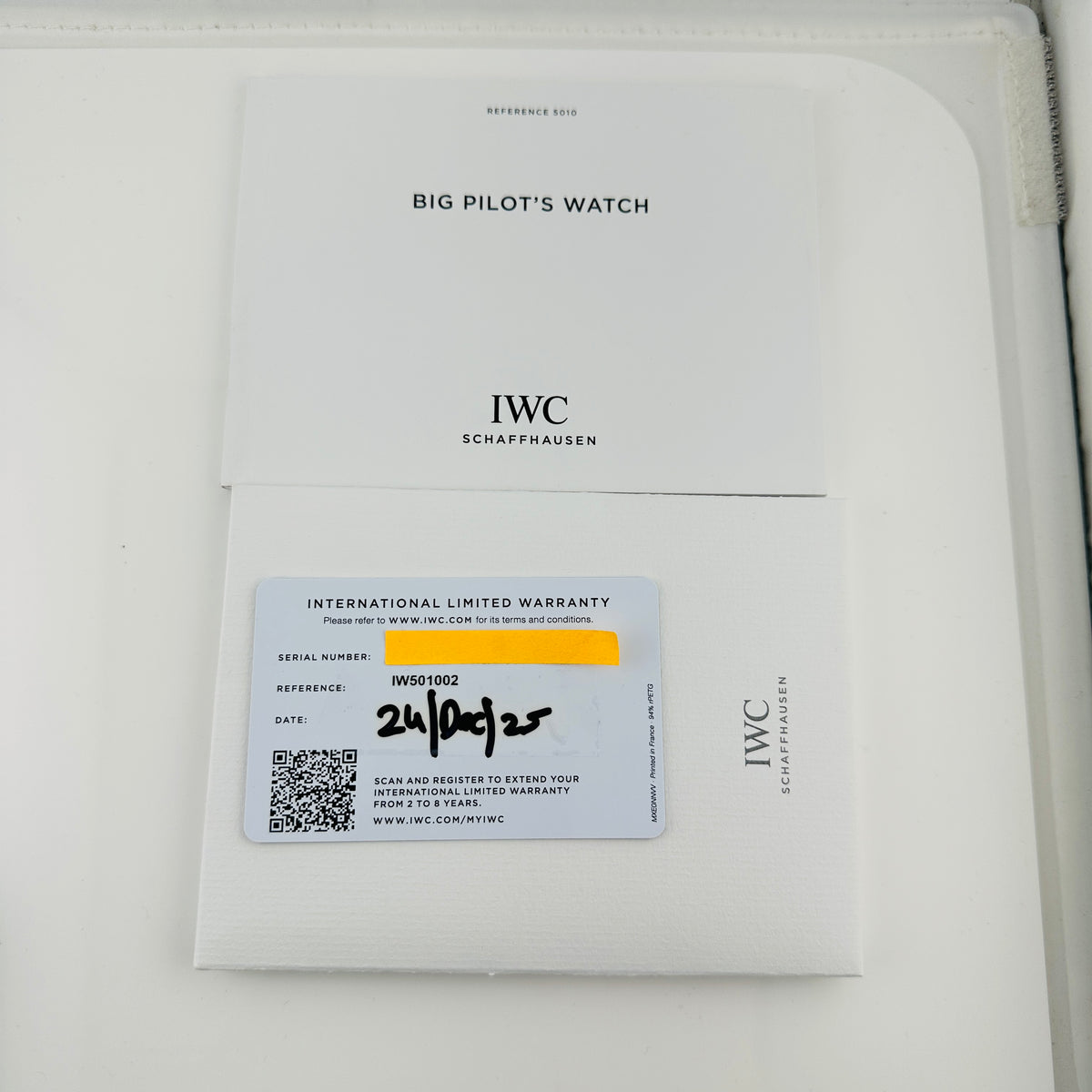 Iwc Big Pilot's Watch Edition Le Petit Prince Blue Dial on Leather Band Ref. IW501002 Complete 2025 — view 7