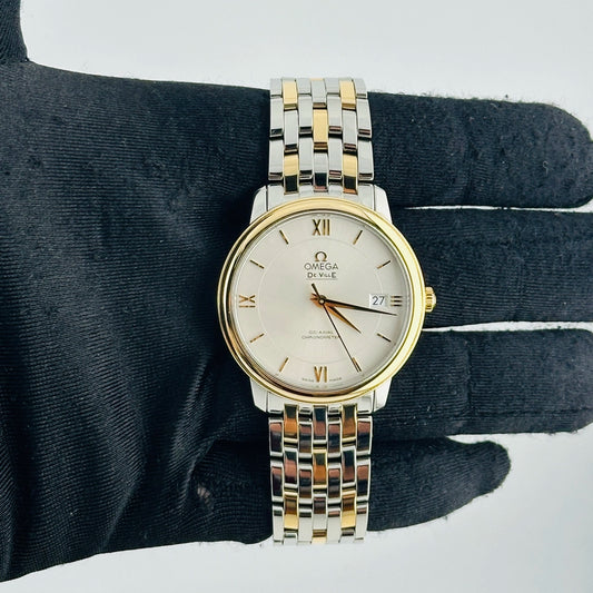 Omega De Ville Silver Dial Ref 424.20.37.20.02.001 with Card