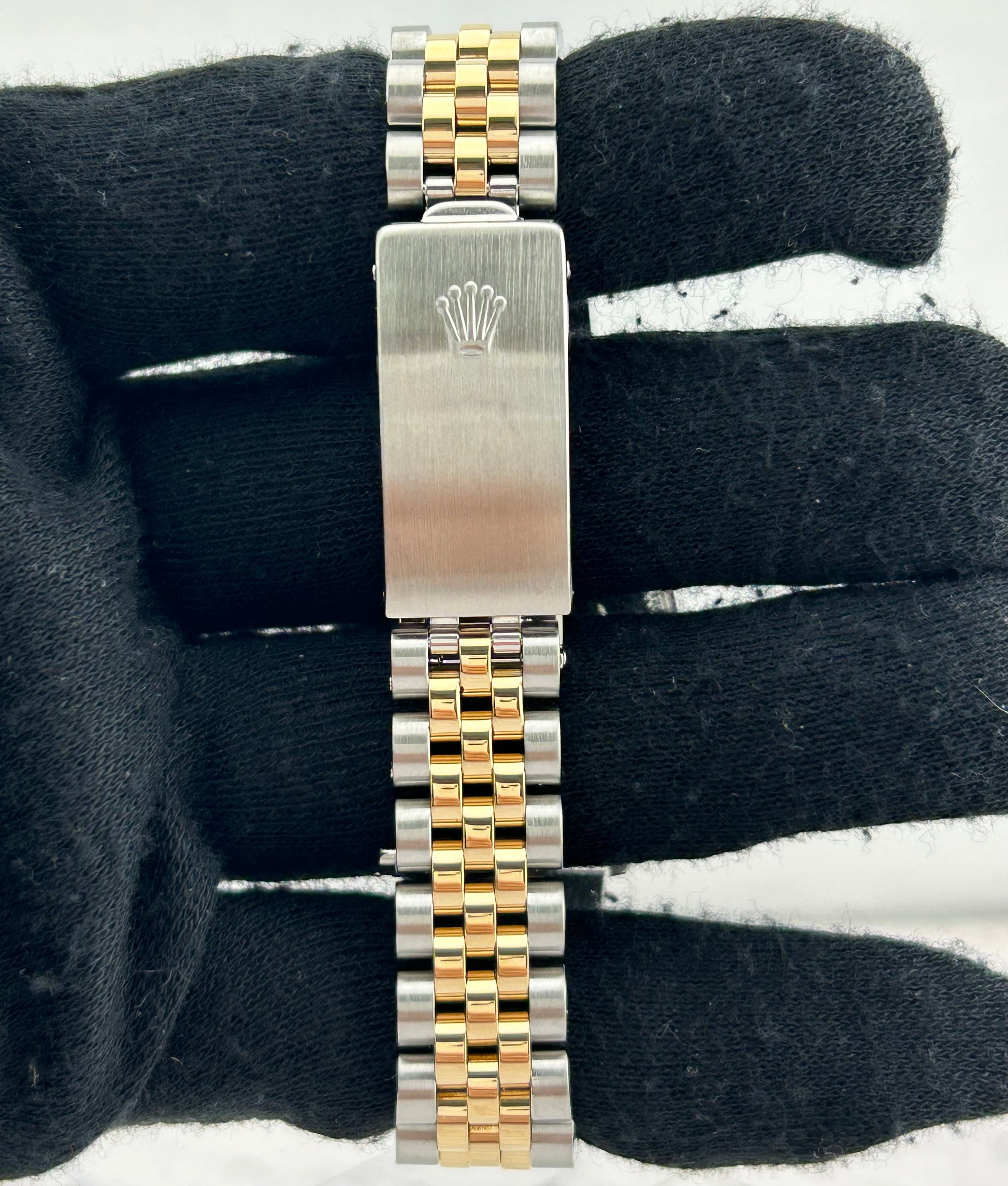 Rolex Datejust Champagne Stick Dial on D Link Jubilee Ref. 68273 — view 4