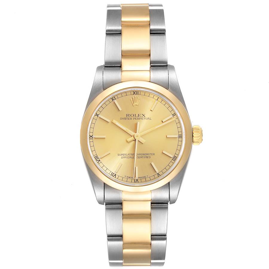 Rolex Oyster Perpetual Gold Dial on Oyster Ref. 67483