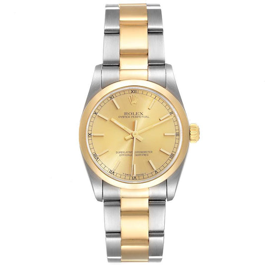 Rolex Oyster Perpetual Gold Dial on Oyster Ref. 67483