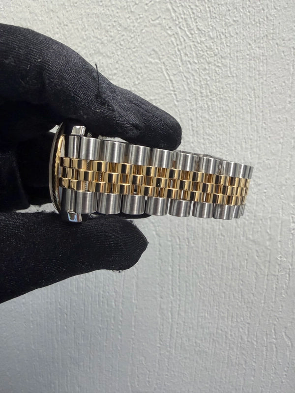 Rolex Datejust Gold Anniversary Diamond Dial Dial on Jubilee Ref 116233 with Card Old Green 2008