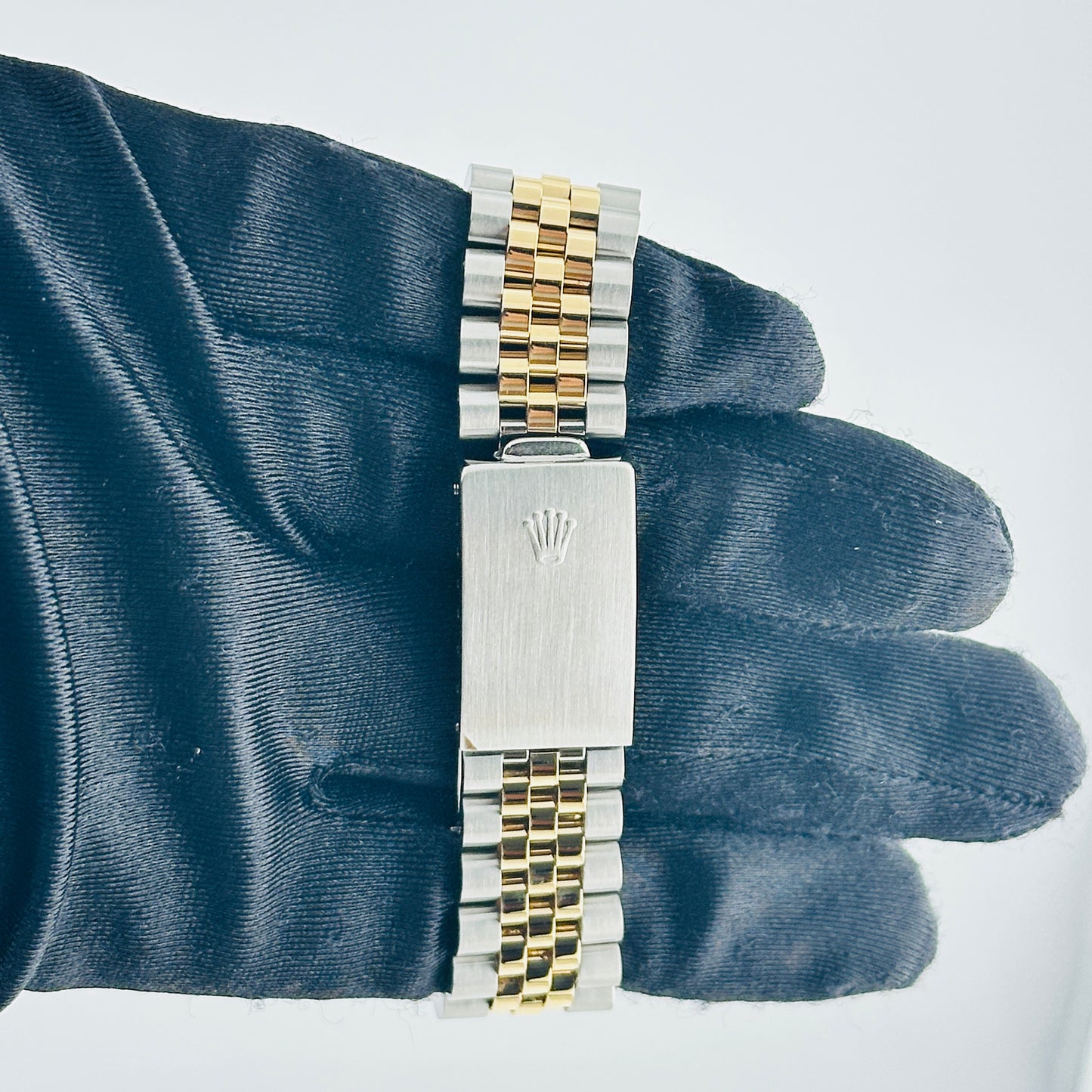 Rolex Datejust Champagne Stick Dial on D Link Jubilee Bracelet Ref. 16013 1987 — view 4