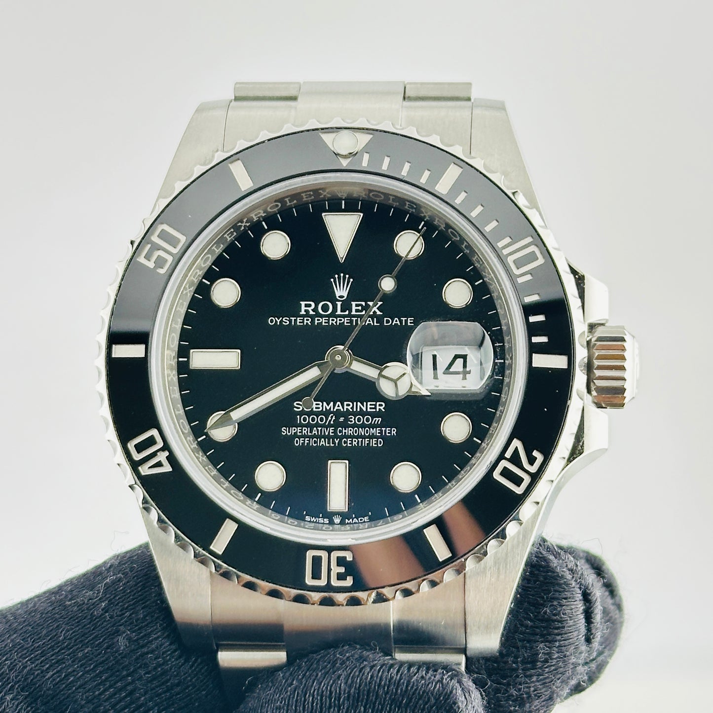 Rolex Submariner Black Dial on Oyster Bracelet Ref. 126610LN 2020 — view 3