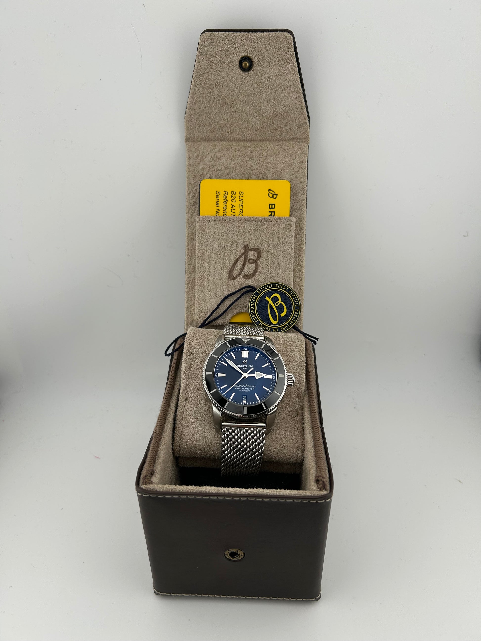 Breitling Superocean H√©ritage II B20 Automatic Black Dial on Bracelet Ref. AB2030121B1A1 Complete 2026 — view 8