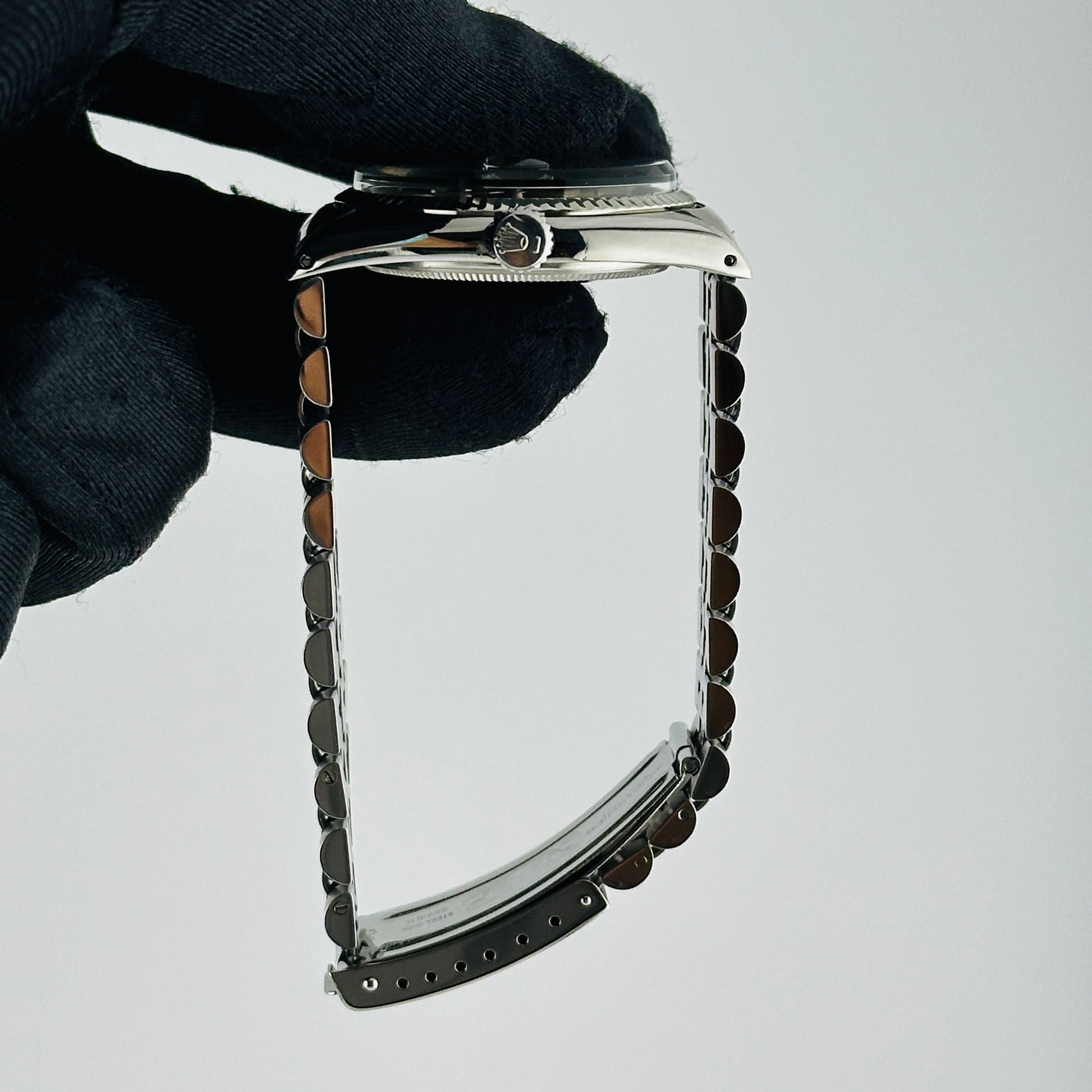 Rolex Datejust Silver Stick / Has Spots Dial on D Link Jubilee Bracelet Ref. 1601 1962 — view 6