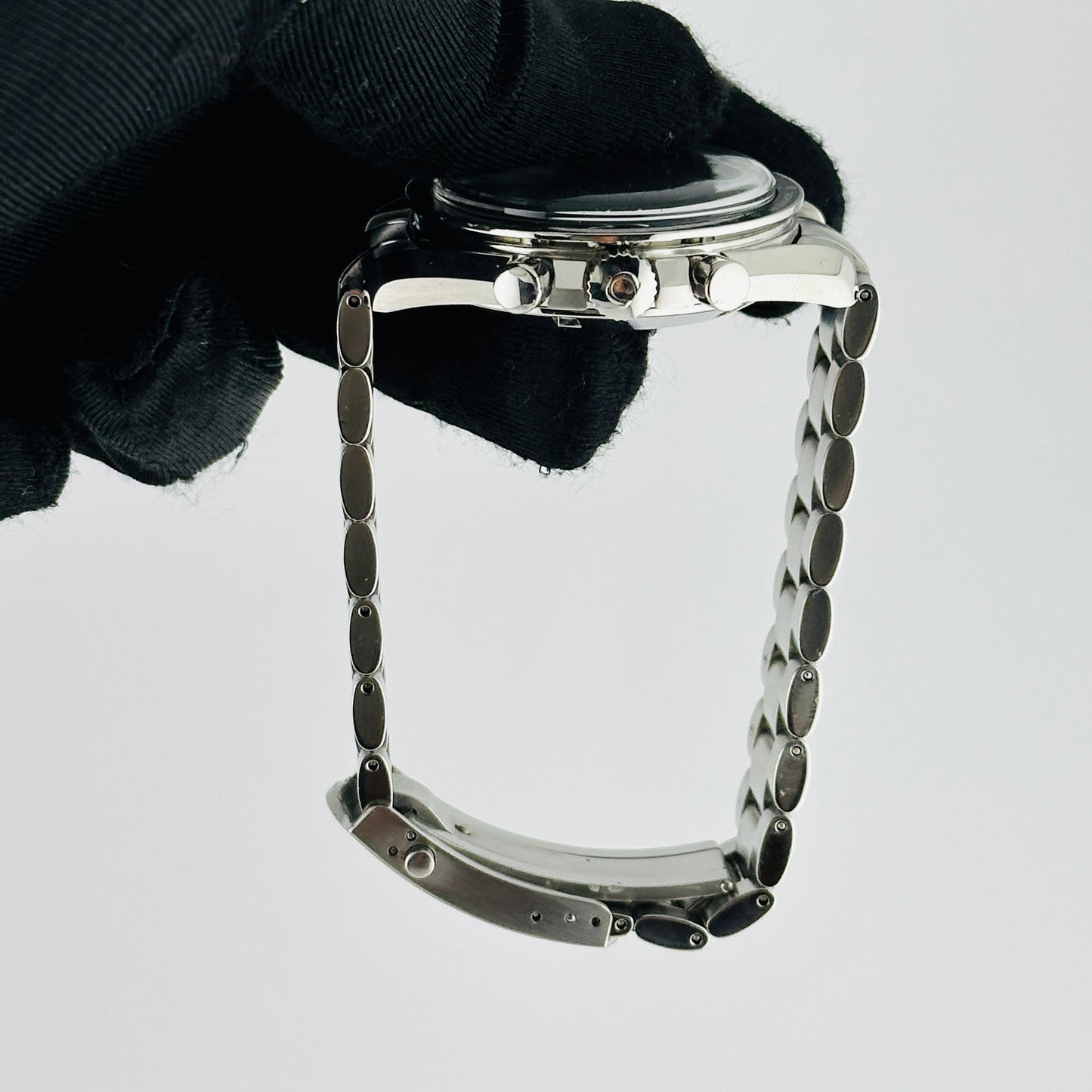 Omega Speed Master Black Index Dial on Stainless Steel Bracelet Ref. 3570.50.00 Card Open Date — view 5