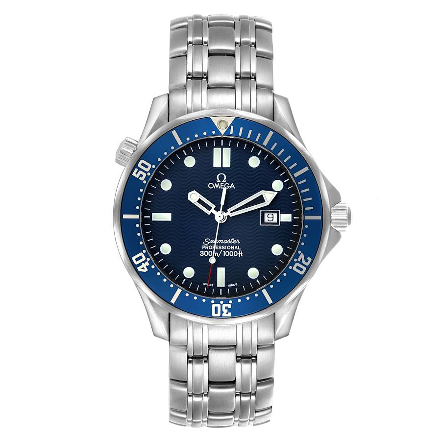 Omega Seamaster Blue Dial on Stainless Steel Bracelet Ref. 2541.80.00