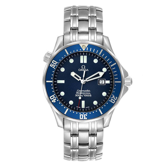 Omega Seamaster Blue Dial on Stainless Steel Bracelet Ref. 2541.80.00