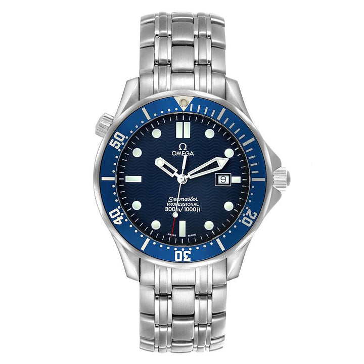 Omega Seamaster Blue Dial on Stainless Steel Bracelet Ref. 2541.80.00