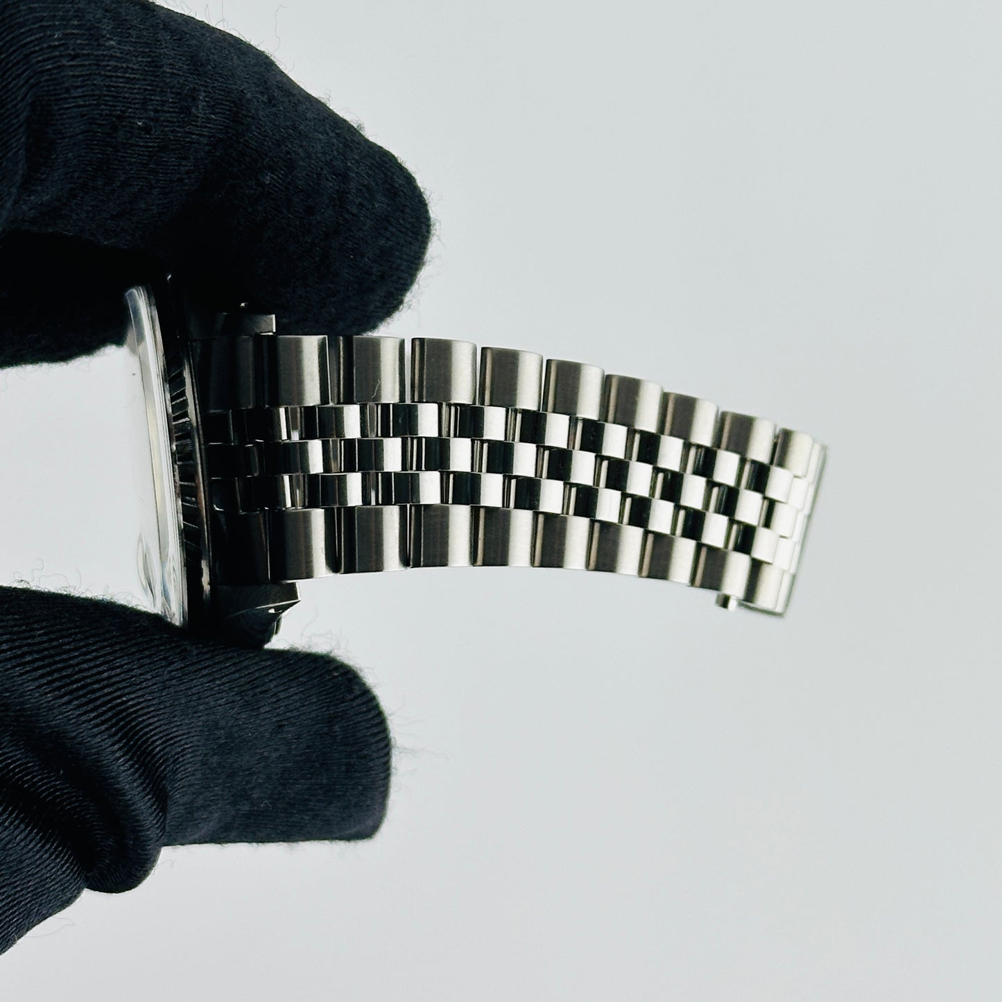 Rolex Datejust Grey Stick Dial on D Link Jubilee Bracelet Ref. 16030 1988 — view 4