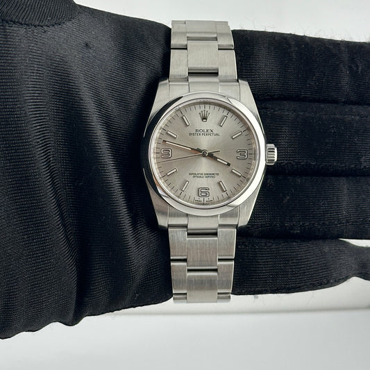 Rolex Oyster Perpetual Silver Dial on Oyster Ref. 116000 Card 2014 — view 2