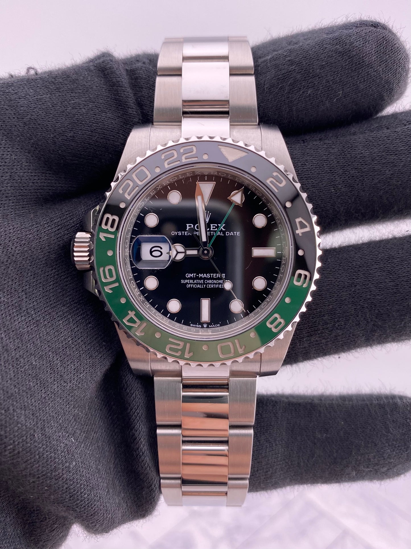 Rolex GMT-Master II "Sprite" Black Dial on Oyster Ref. 126720VTNR Card 2025 — view 2