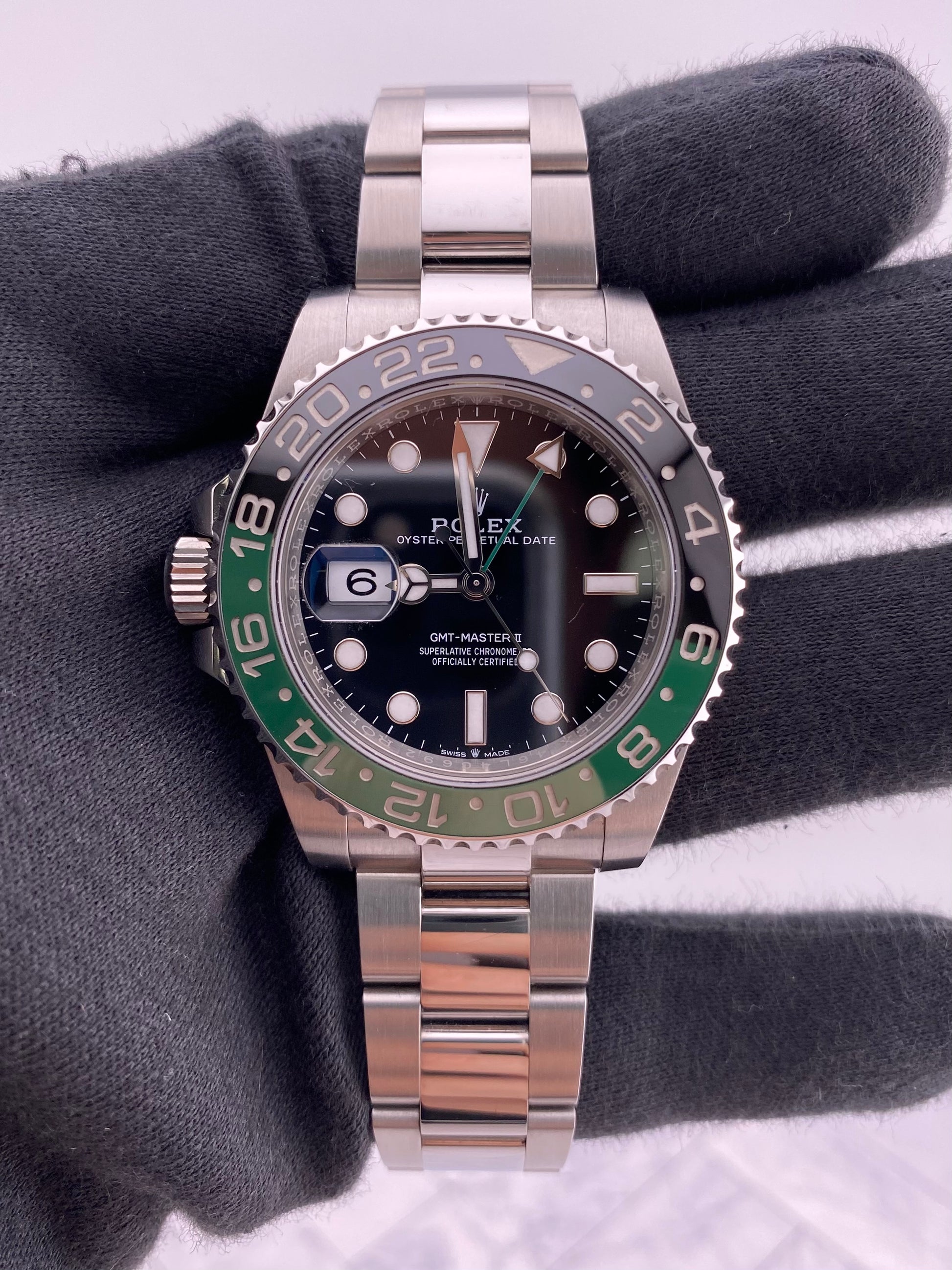 Rolex GMT-Master II "Sprite" Black Dial on Oyster Ref. 126720VTNR Card 2025 — view 2
