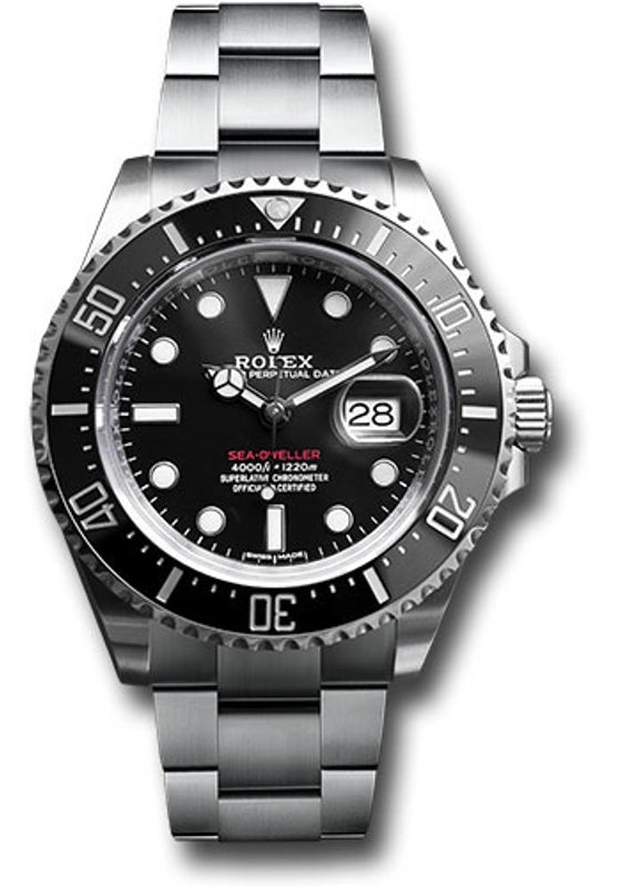 Rolex Sea-Dweller Black Dial on Oyster Ref 126600 with New Style Card Green 2022