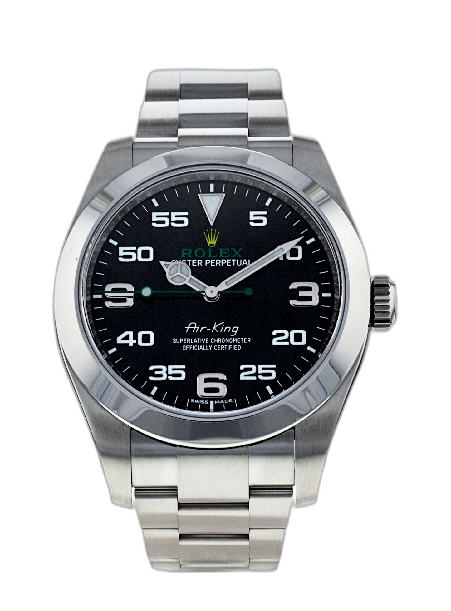 Rolex Airking Black Arabic Numerals Dial on Oyster Bracelet Ref. 116900 Card 2018