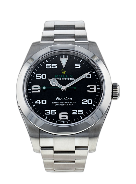 Rolex Airking Black Arabic Numerals Dial on Oyster Bracelet Ref. 116900 Card 2018