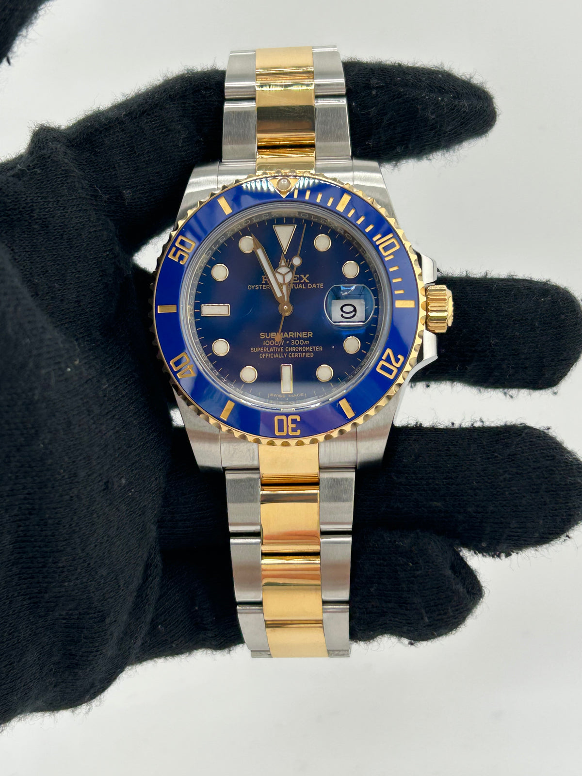 Rolex Submariner Blusey Blue Dial on Oyster Steel Bracelet Ref. 116613LB Card 2020 — view 2