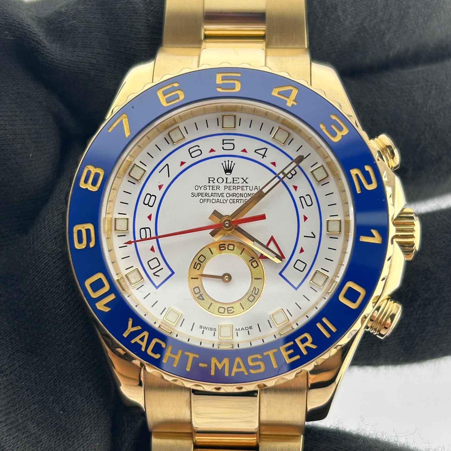 Rolex Yacht-Master II White Dial on Oyster Ref. 116688 Card 2008 — view 3