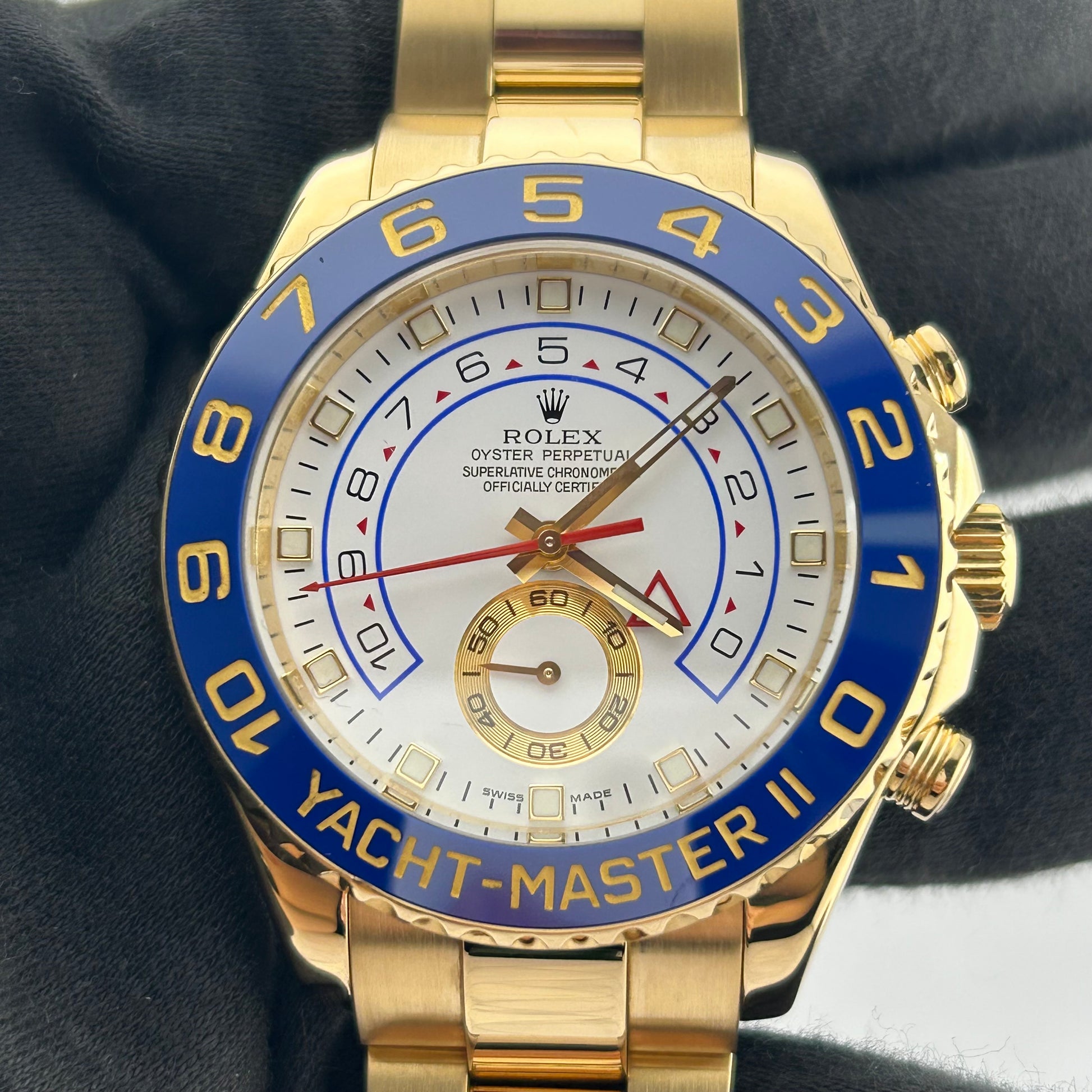 Rolex Yacht-Master II White Dial on Oyster Ref. 116688 Card 2008 — view 3