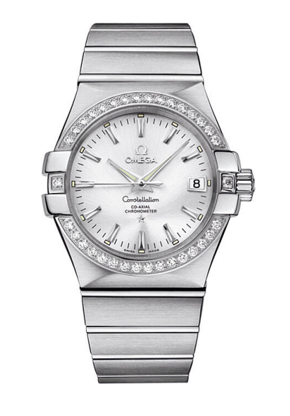 Omega Constellation Silver Dial on Stainless Steel Bracelet Ref. 123.15.35.20.02.001 Complete 2021