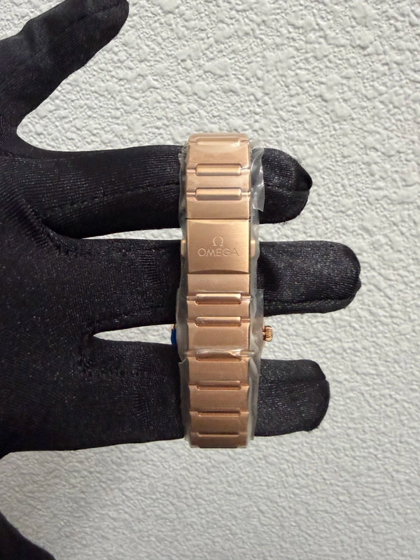Omega Constellation Omega Co-Axial Master Chronometer Blue Dial on Bracelet Ref 131.55.29.20.53.001 with Card