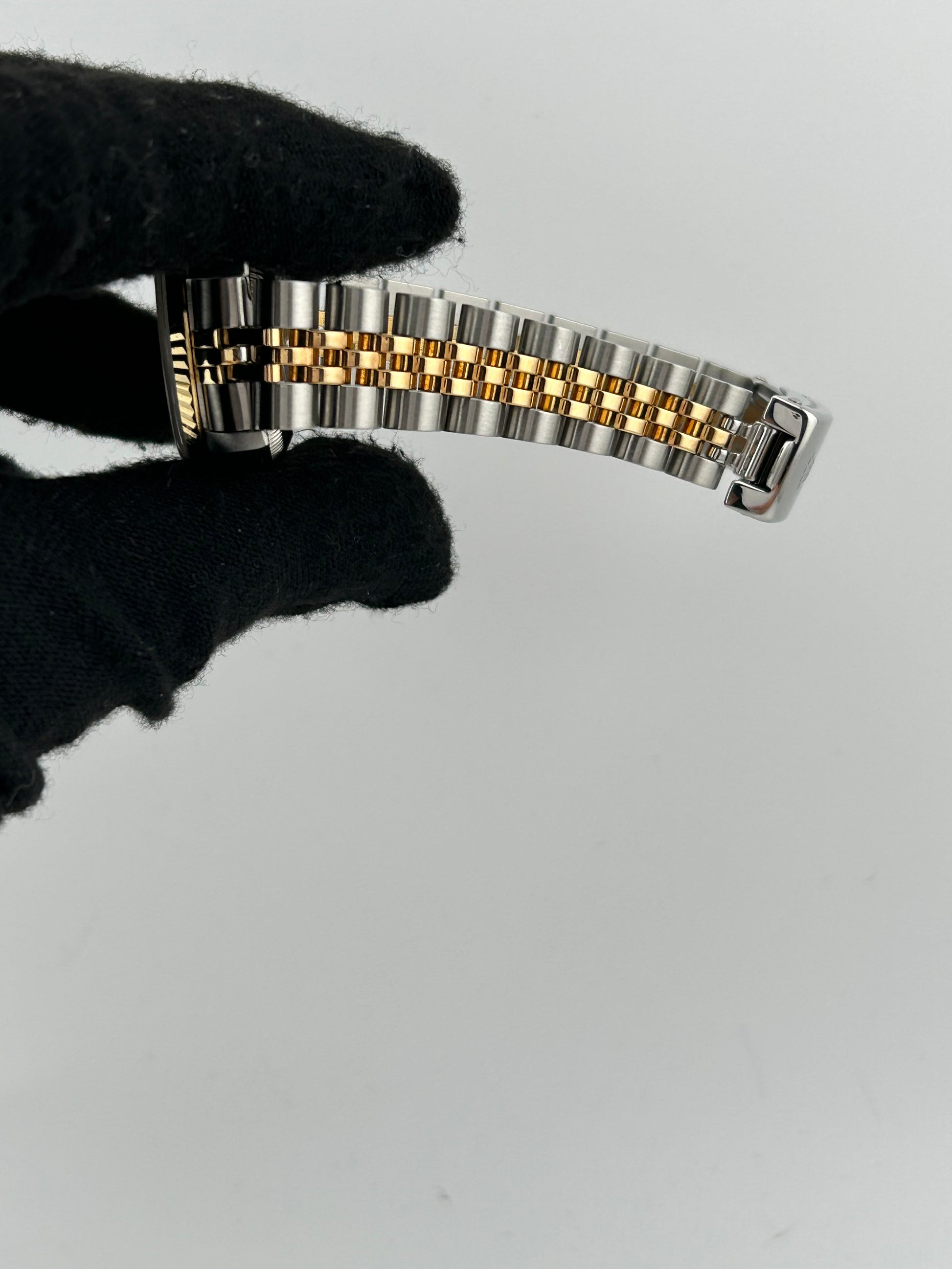 Rolex Datejust Lady Champagne Stick Dial on 2 Tone Jubilee D Link Bracelet Ref. 69173 Card 2020 — view 5