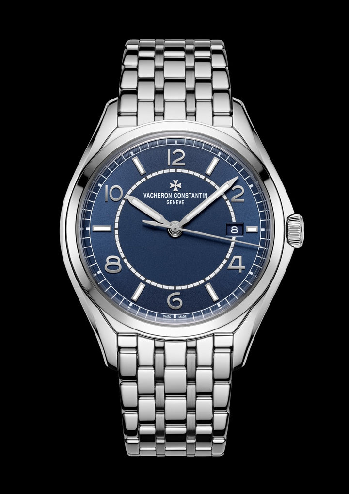 Vacheron Constantin Fiftysix Double Finished Petrol Blue Toned Dial on Stainless Steel Ref. 4600E/110A-B487 Complete 2025