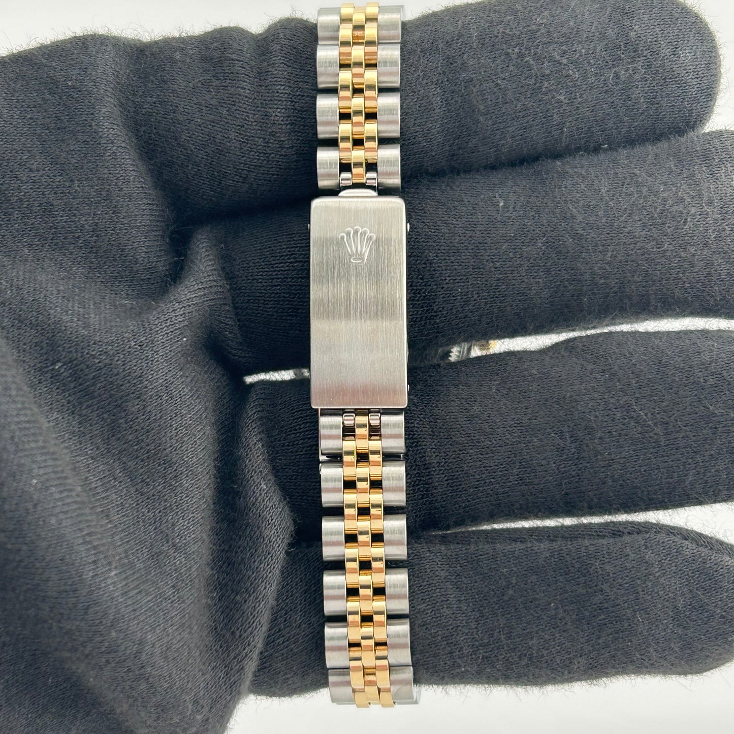 Rolex Datejust Lady Champagne Diamond Dial on D Link Jubilee Bracelet Ref. 69173 — view 4
