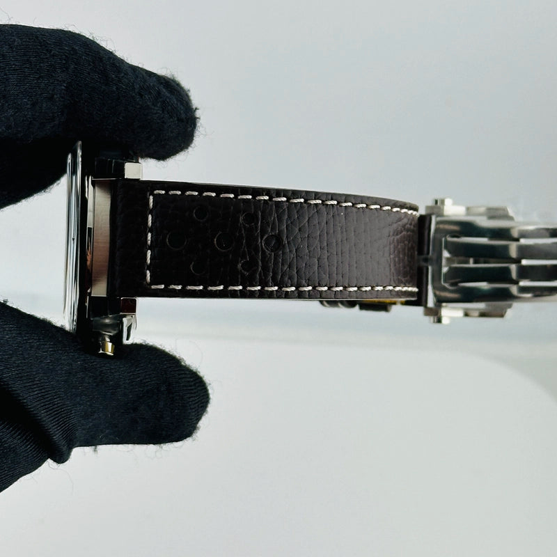 Breitling Top Time Green Dial on Leather Strap Ref AB01762A1L1X1 with Card