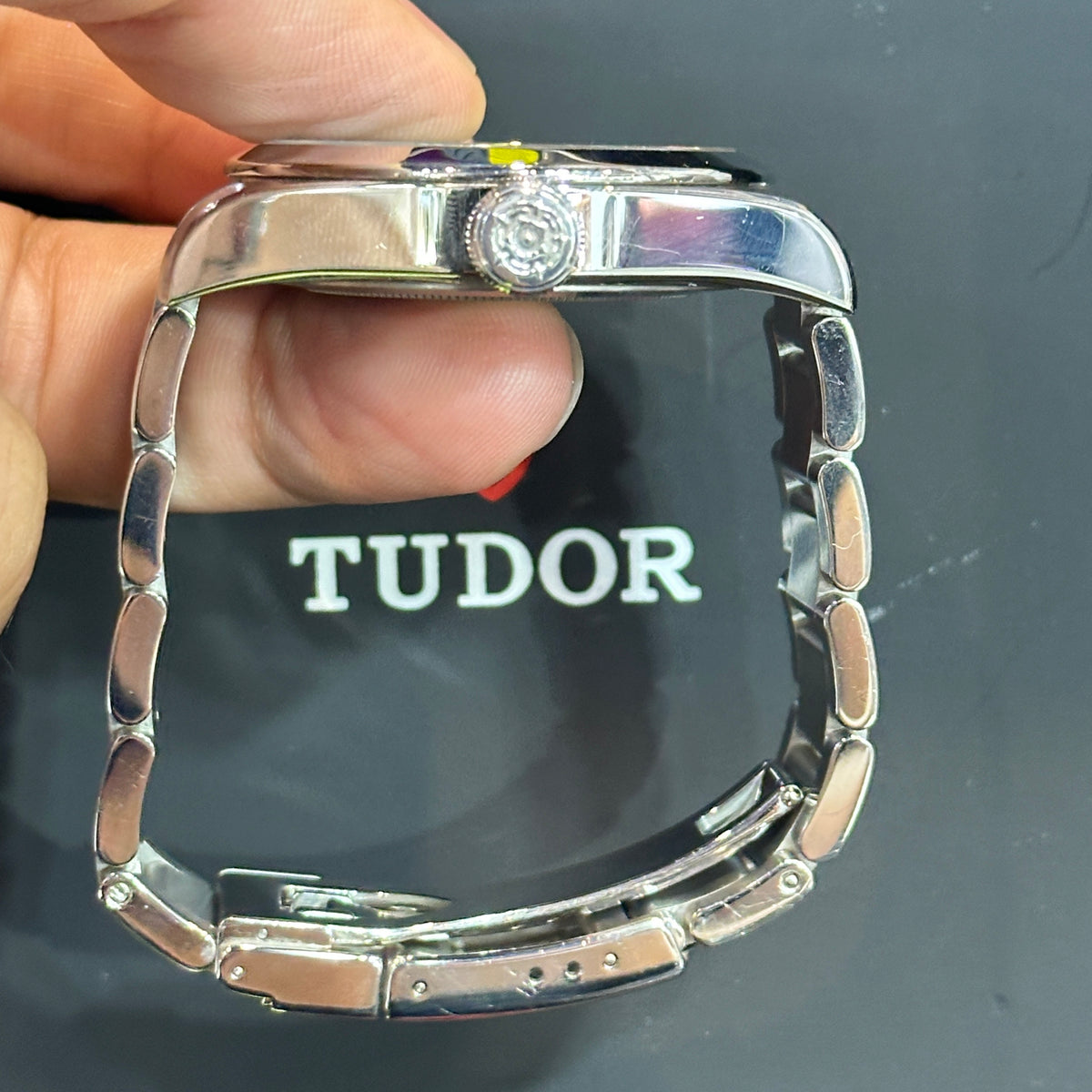 Tudor Black Bay Blue Dial on Stainless Steel Bracelet Ref. M79540-0004 with Box — view 7