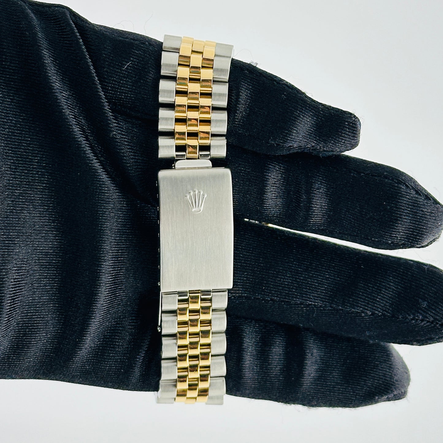 Rolex Datejust Champagne Stick Dial on D Link Jubilee Bracelet Ref. 16013 1986 — view 4