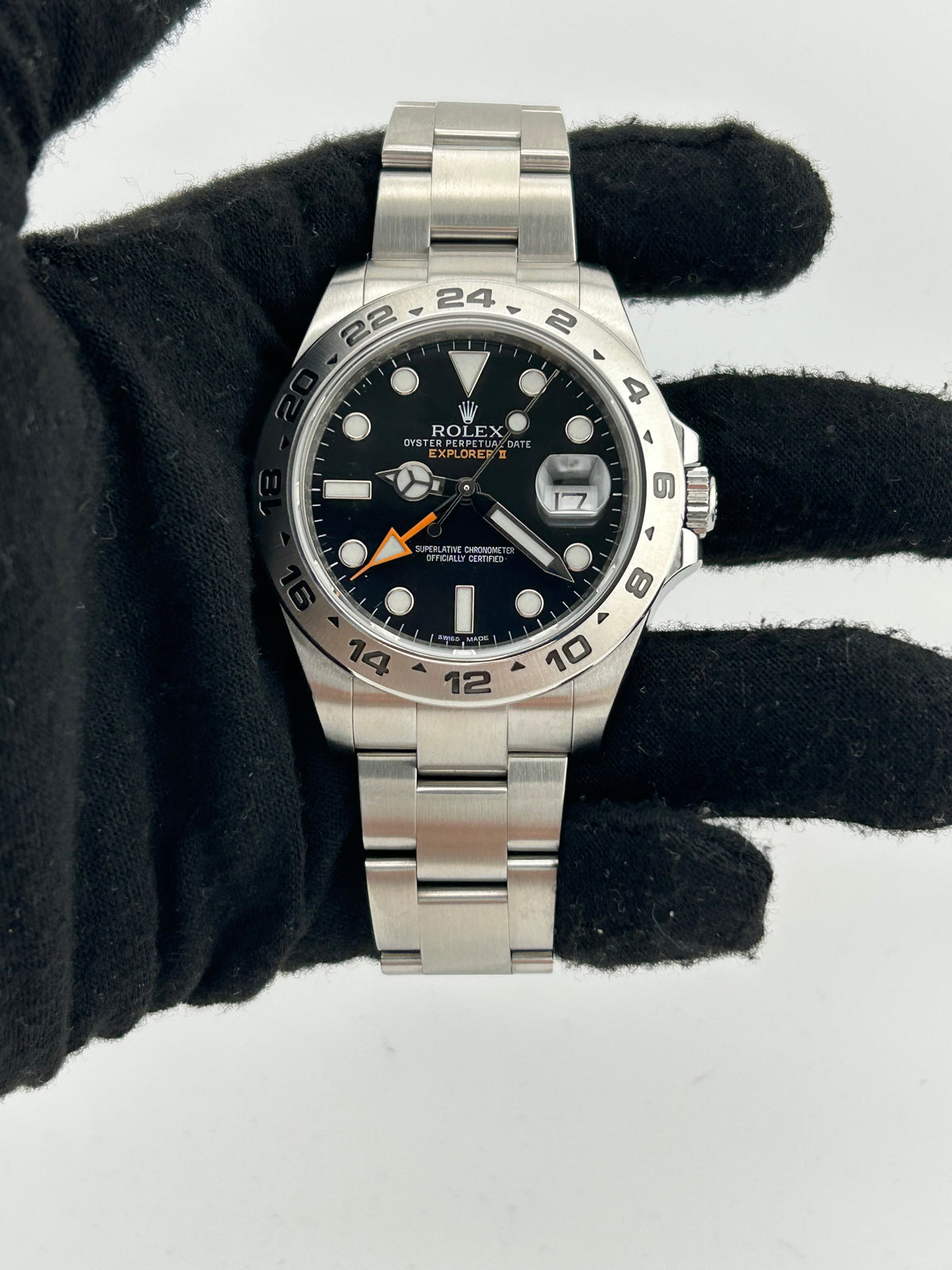 Rolex Explorer II Black Dial on Oyster Steel Bracelet Ref. 216570 Card 2013 — view 2