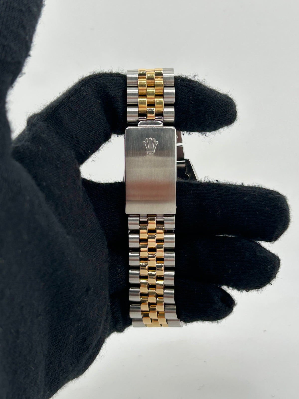 Rolex Datejust 36 Champagne Stick Dial on 2 Tone D Link Jubilee Bracelet Ref. 16233 1990 — view 3