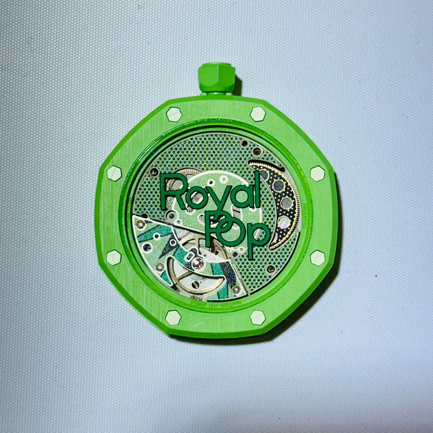 Audemars Piguet X Swatch Royal Pop Green Eight Green Dial on Rubber Strap Ref. SSX03G100N Complete 2026 — view 5