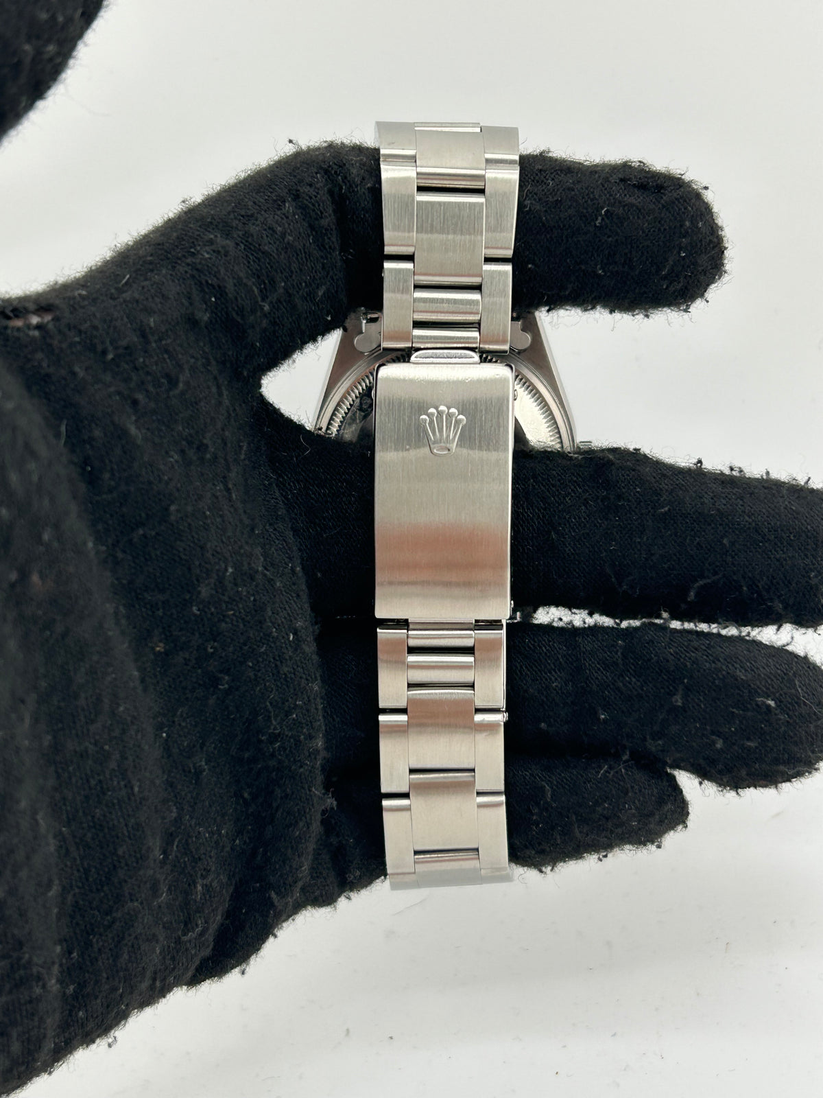 Rolex Oyster Perpetual Date Blue Arabic Dial on Oyster Steel Bracelet Ref. 15200 1999 — view 4