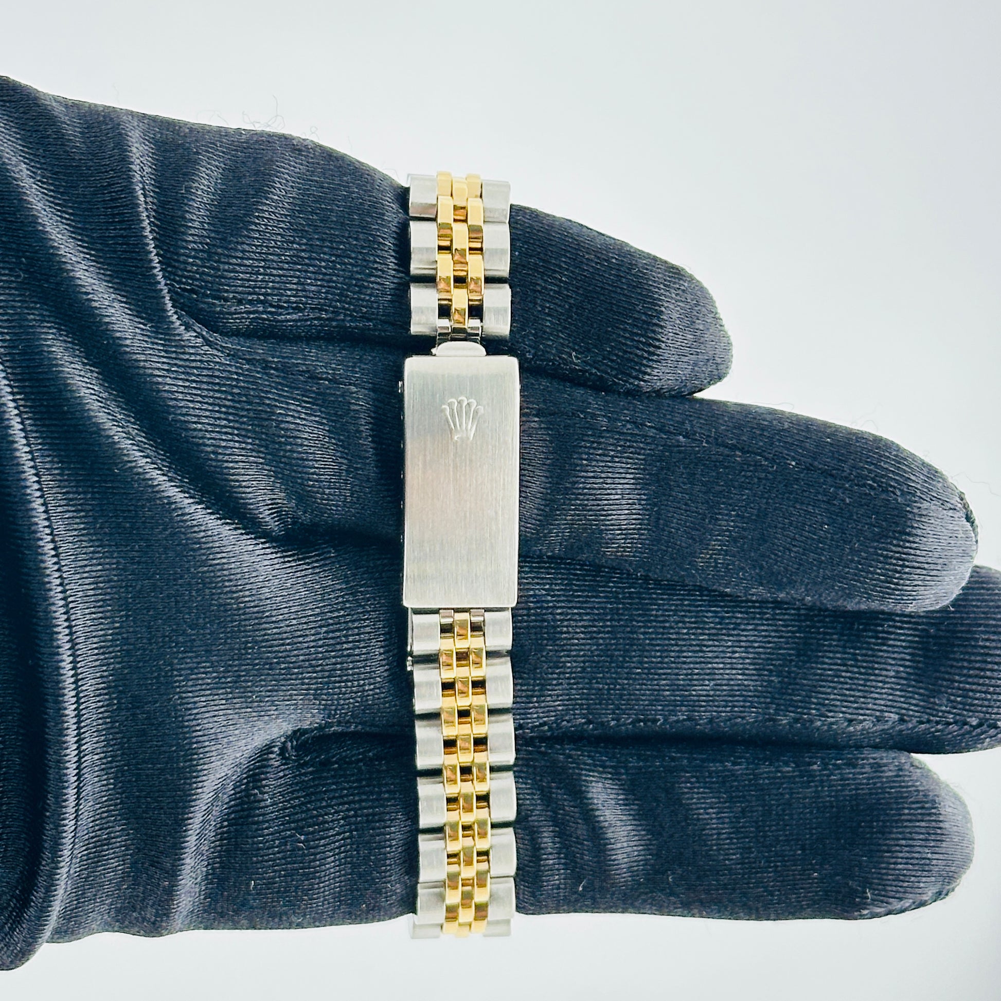 Rolex Datejust Lady Champagne Stick Dial on D Link Jubilee Ref. 69173 Papers 1989 — view 4