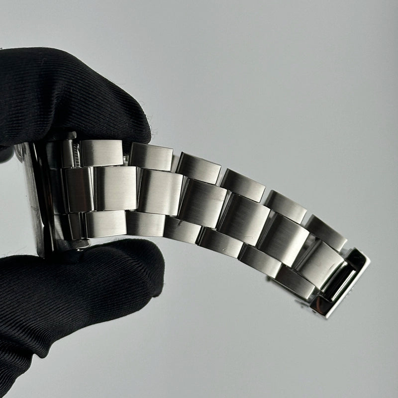 Rolex Datejust Silver Stick Dial on Oyster Ref 1600