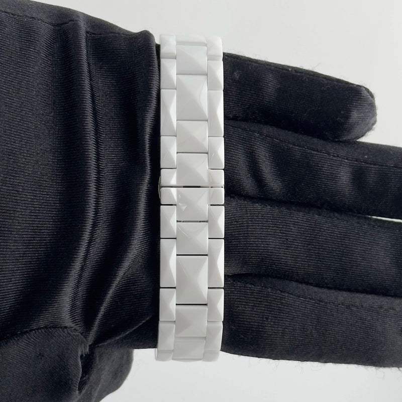 Christian Dior VIII Grand Bal Og White Ceramic Diamond Dial on Ceramic Ref CD124BE4 with Papers