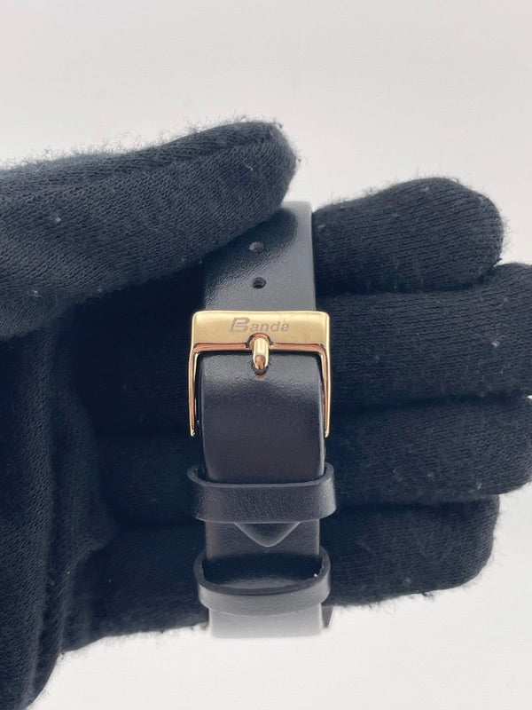 Rolex Datejust 36 Champagne Stick Dial on Generic Black Leather Strap Ref. 16233 1989 — view 4