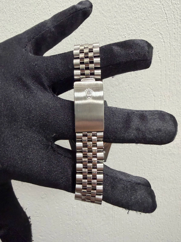 Rolex Datejust Blue Dial on Jubilee Ref 16030 with Papers 1985